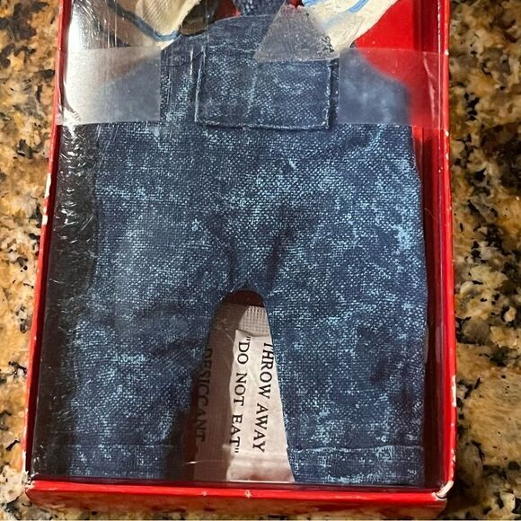 Vintage Construction Worker Uniform Christmas Ornament Department 56 - Picture 3 of 5